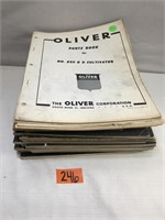 Vintage Oliver Parts Catalogs & Operators Manuals