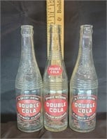 1940/50's Double Cola Bottles