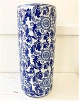 Blue & White Ceramic Umbrella Stand 45 CM Height x