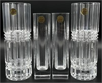 4 Cristal d'Arques Vases