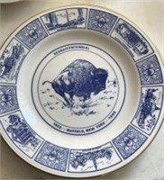 Sesquicentennial Buffalo China Plate