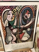 Picasso Girl Before a Mirror framed print,