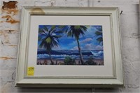 Signed Beach Scape