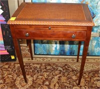 One Drawer Cherry Desk w/ pull out by Bombay