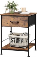 $40  WLIVE Nightstand w/ Drawer