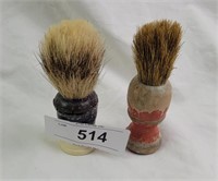 2 Vintage Shaving Brushes