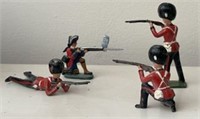 British Cavalry Soldiers Metal Figures (4)