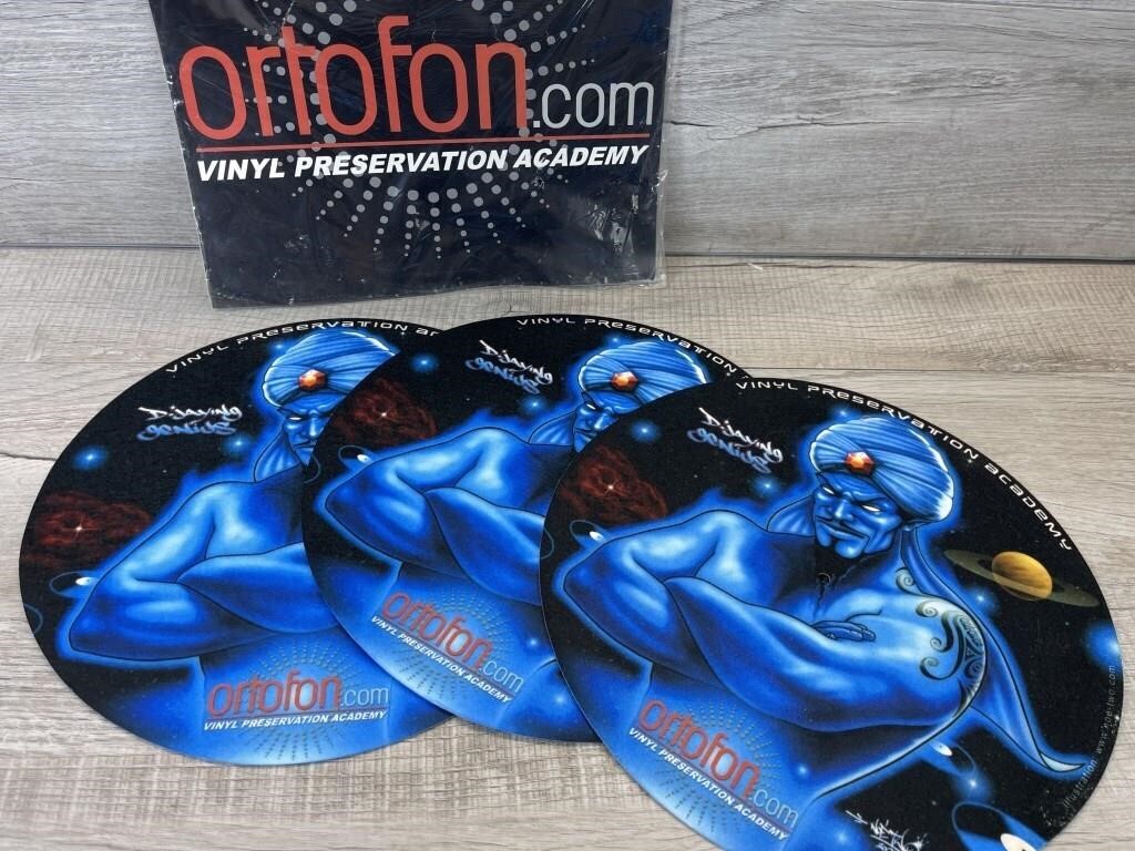 ORTOFON VINYL RECORD SLIPMATS SET OF 3