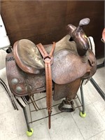 Western Horse Saddle Seat Size Approx 15in &