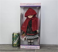 TREASURES IN LACE RED RIDING HOOD PORCELAIN DOLL