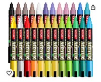 Acrylic Paint Markers Paint Pens 24 Colors