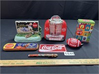 Coke Collectibles-Jukebox Box Bank, More