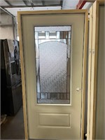 36" LH Fiberglass 3/4 View Exterior Door