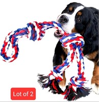 Lot of 2: Youngever 3.5 Feet Dog Rope Toys for Agg