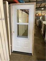 36" RH Half View FG Exterior Door