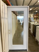 36" RH Steel Full View Exterior Door