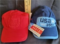 USA 2002 Olympics Caps NOS