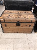 Wooden Trunk Approx 28x16x17