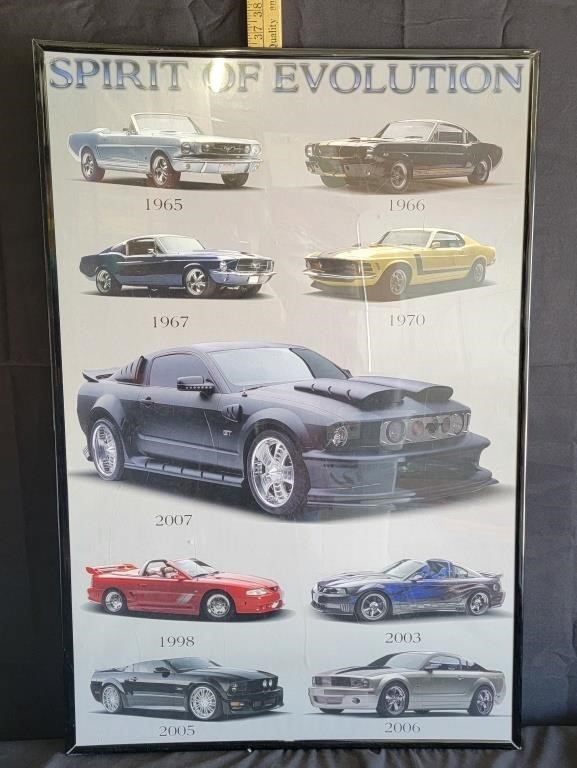 Ford Mustang Spirit of Evolution Poster 24x36