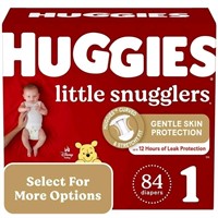 Huggies Little Snugglers Baby Diapers, Size 1 (8-1