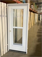 34" RH Steel Full View Exterior Door w/Window