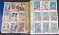 Lg A-Z Binder of 1989 Baseball Cards