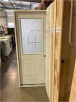 32" LH Steel 1/2 View Exterior Door