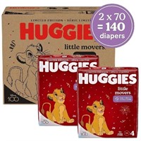 Huggies Size 4 Diapers, Little Movers Baby Diapers