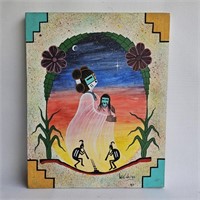 Native American Painting -unframed canvas