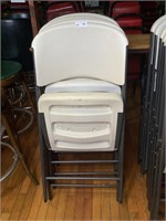 4 Plastic Folding Chairs SEE DESCRIP