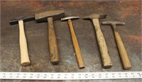 5 Hammers of Different Types