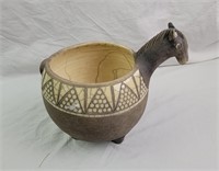 Ceramic Horse Bowl