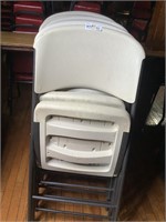 6 Plastic Folding Chairs SEE DESCRIP