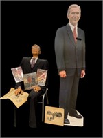 George Bush Sr. & Jr. Life Size Standee/Doll