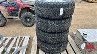 4 All Terrain BF Goodrich Tires on Rims