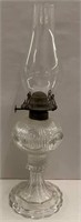 Clear Glass Oil Lamp