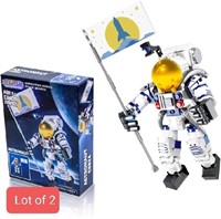LOT of 2 SIENON Astronaut Toys 229pcs Building Blo