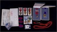 Purple Heart & World War II Medals