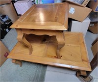 Pine Coffee Table & End Table