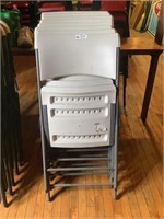 8 Plastic Folding Chairs SEE DESCRIP