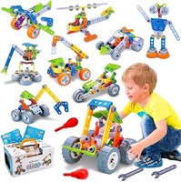 10 in 1 STEM Toys for 5+ Year Old, Building Toys f