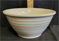 Vtg McCoy Pottery Oven Ware Mixing Bowl #10