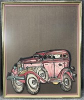 Signed Original Art of 1932 Reo Car