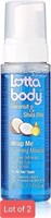 LOT of 2 Lotta Body Wrap Me Foaming Mousse with Co