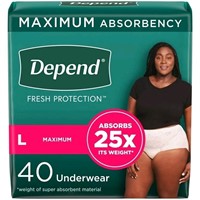 Depend Fresh Protection Adult Incontinence Underwe