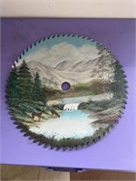 19 Inch Painted Saw Blade