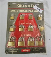 Guard Security Solid Brass Padlocks