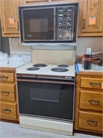 Vintage General Electric Double Oven Stove