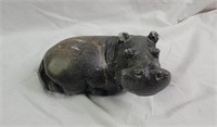 Stone Carved Hippo