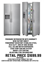 Frigidaire Refrigerator w/ Warranty